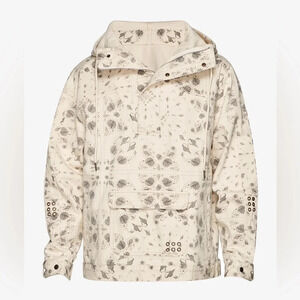 SER.O.YA- Unisex Braxton 1/4 zip denim- Shell Bandana- NWT SIZE small MSRP $325